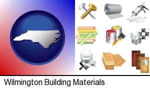 Wilmington, North Carolina - representative building materials