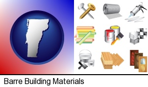 Barre, Vermont - representative building materials