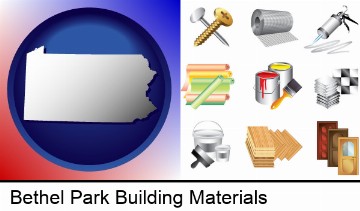 representative building materials in Bethel Park, PA