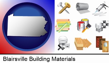 representative building materials in Blairsville, PA