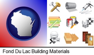 Fond Du Lac, Wisconsin - representative building materials
