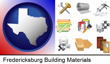 representative building materials in Fredericksburg, TX