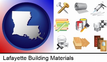representative building materials in Lafayette, LA