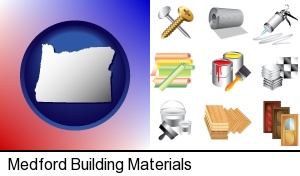 Medford, Oregon - representative building materials