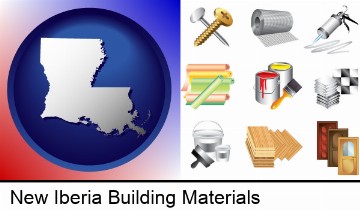 representative building materials in New Iberia, LA