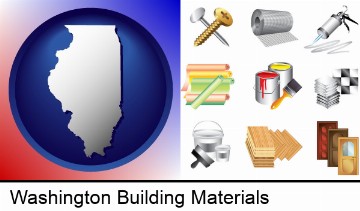 representative building materials in Washington, IL