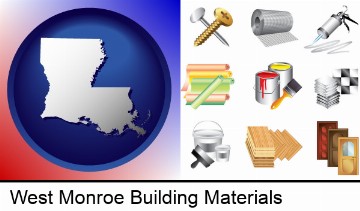 representative building materials in West Monroe, LA